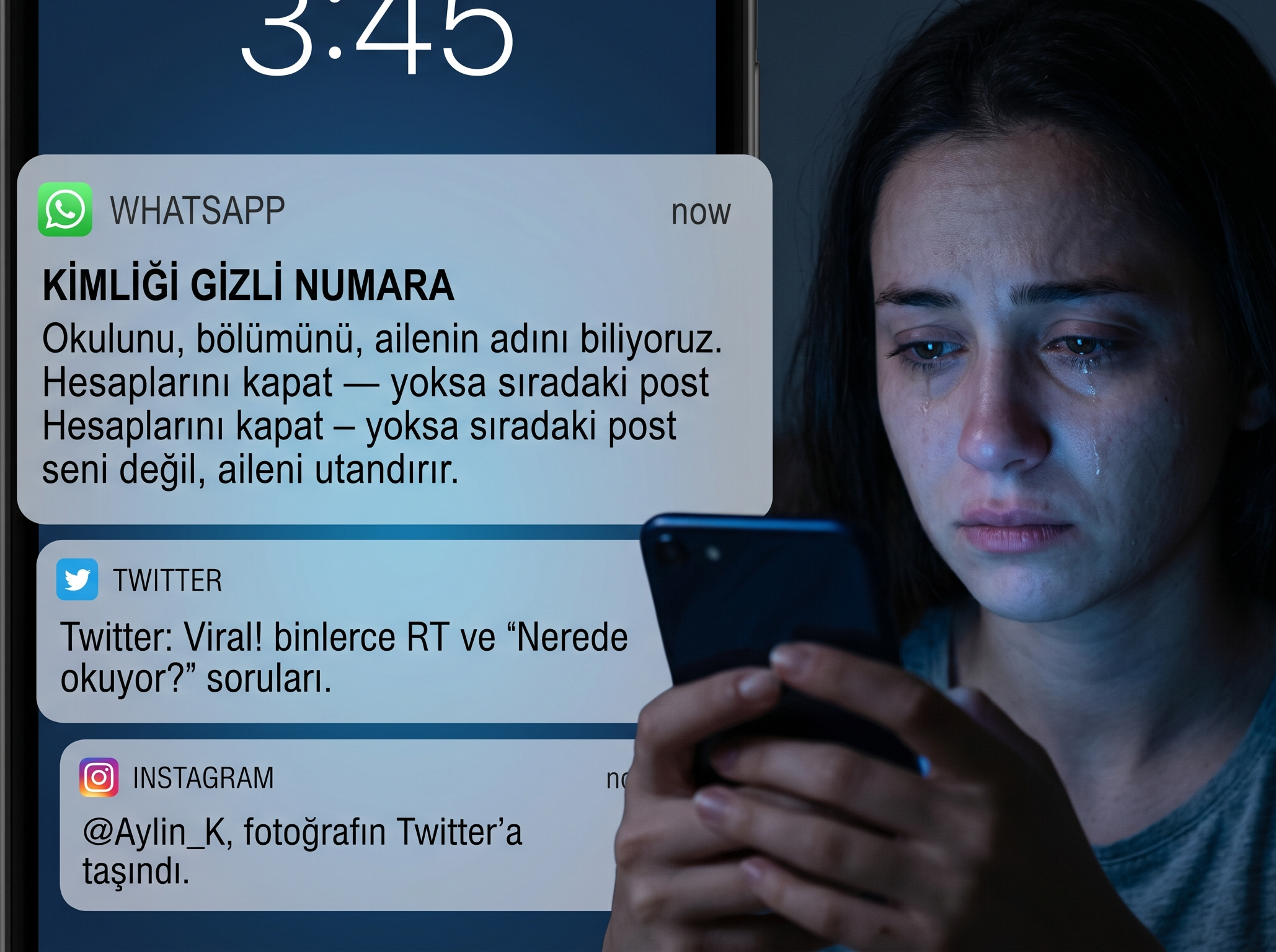 Tehdit mesajları